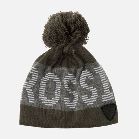 ❤️ NWT Rossignol Acinus Ross Beanie Green Leaf Logo Ski Hat Unisex Mens - Picture 1 of 3